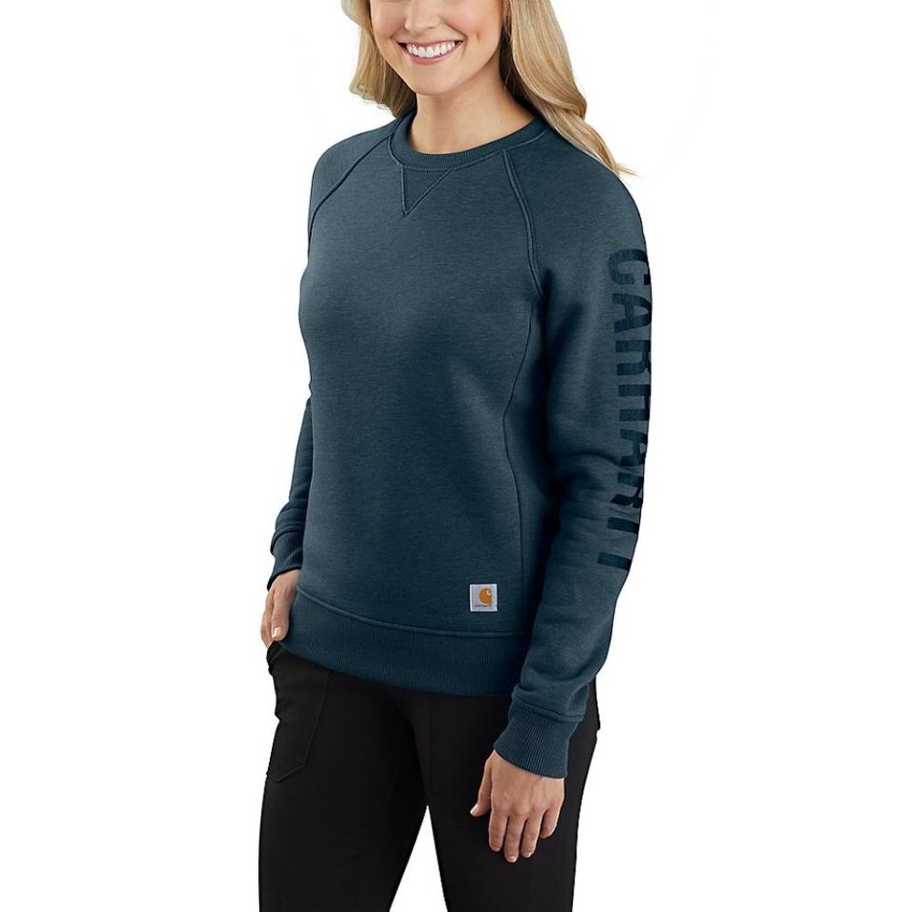Carhartt Women's Midweight Graphic Fleece Sweatshirt - XXX-Large - Night Blue